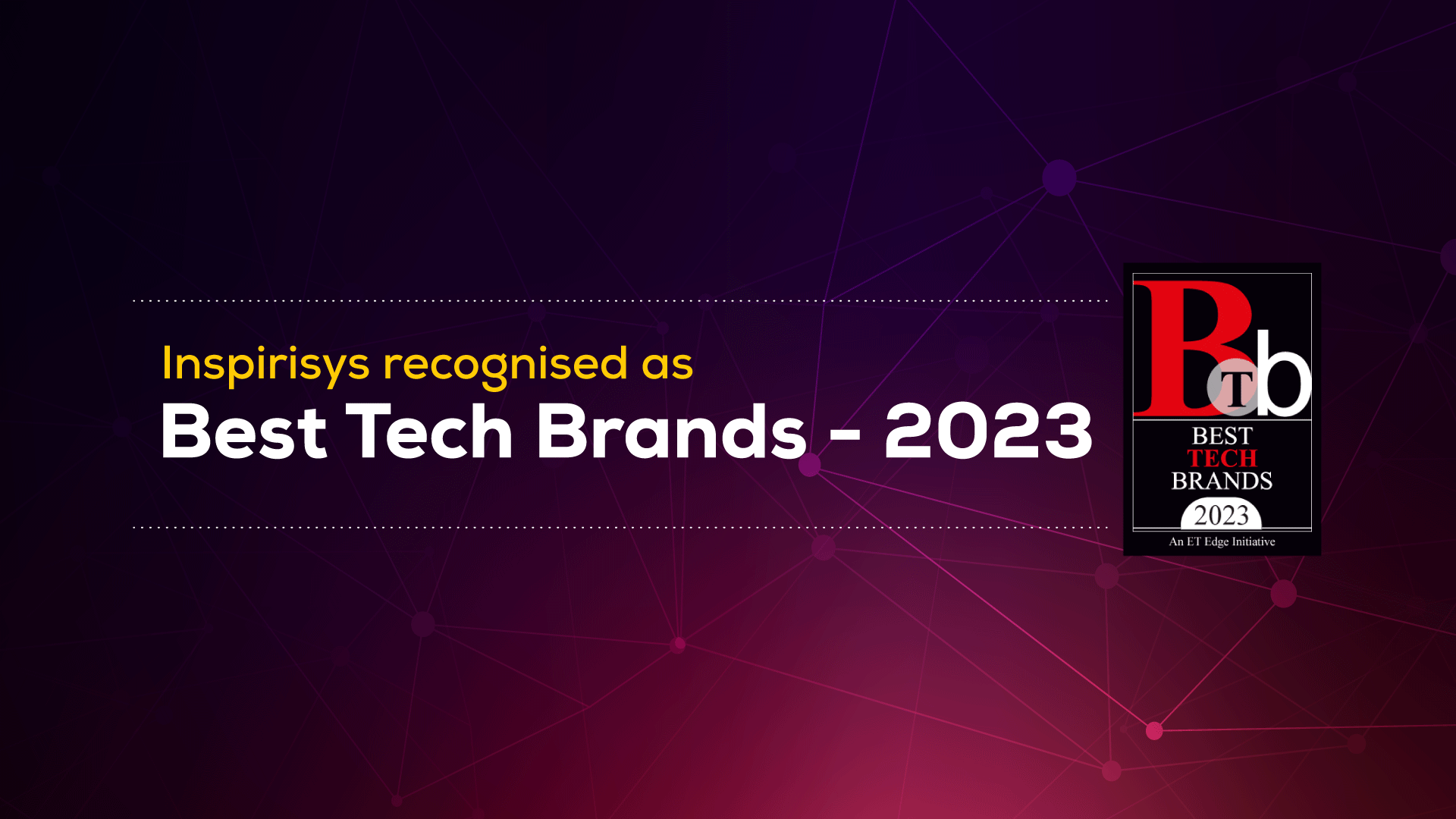 ET - Best Tech Brands 2023